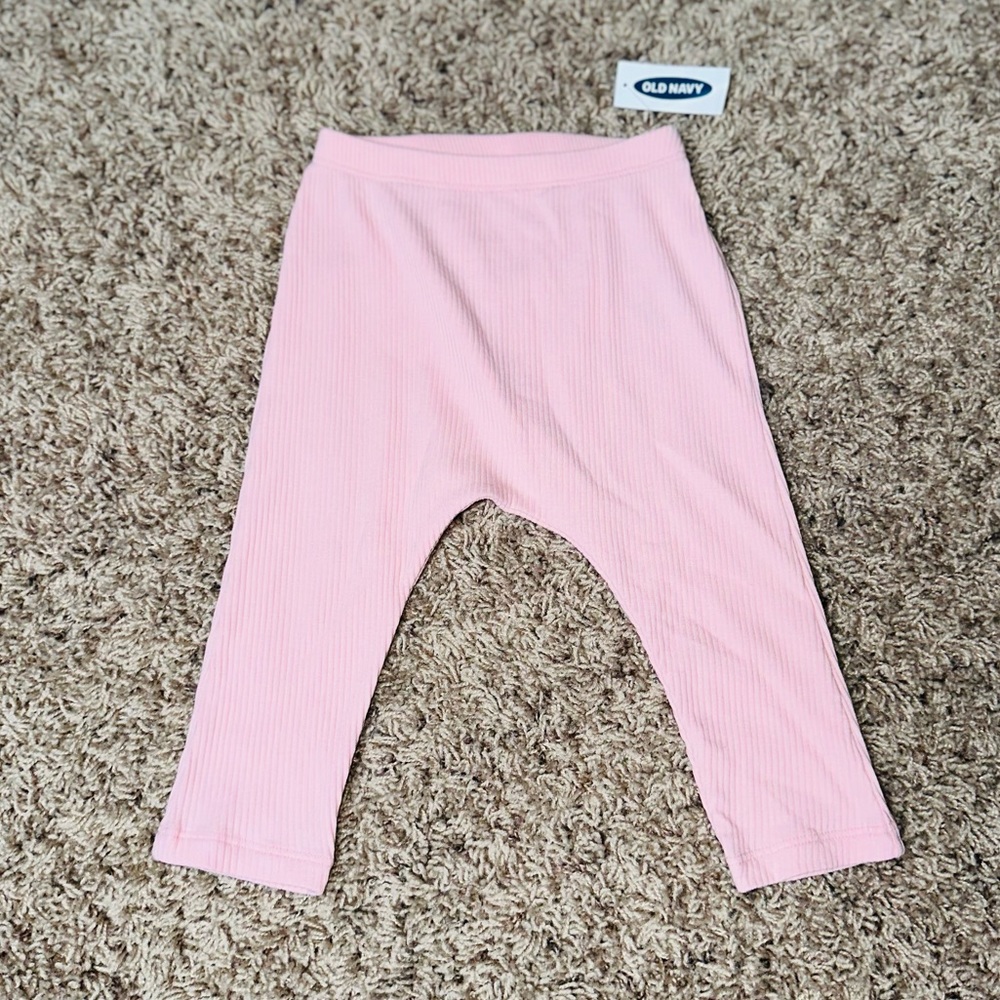 NWT Ribbed Harlem Pants Pink Baby Girl Bottoms New 12-18m 18m 18 Months